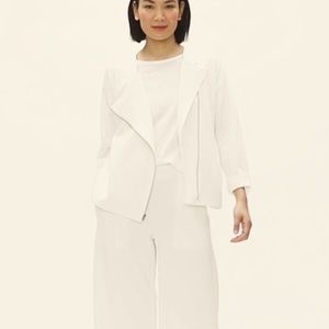 Eileen Fisher Moto  Tencel Ponte Knit Jacket